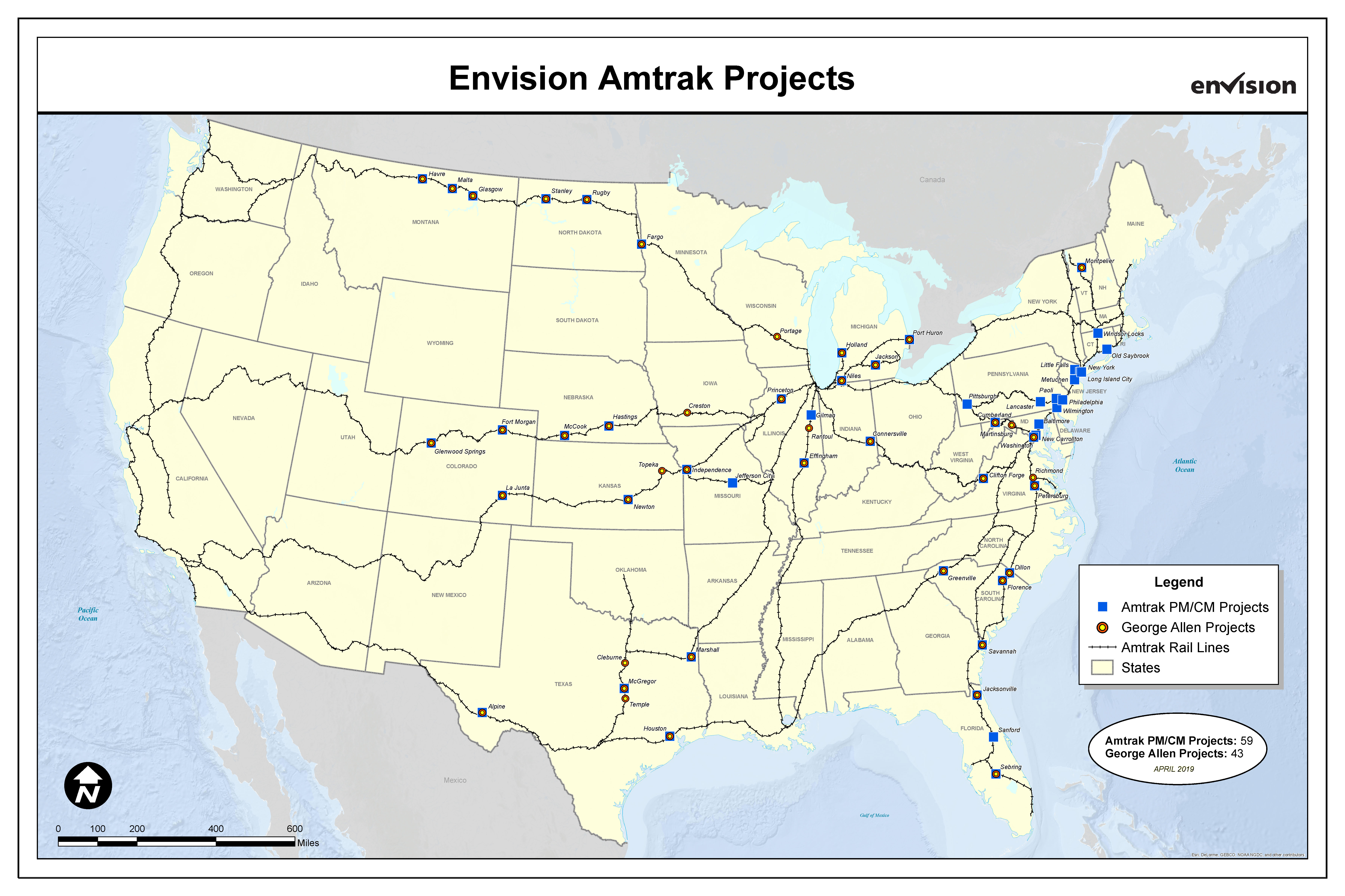 Envision Amtrak Projects