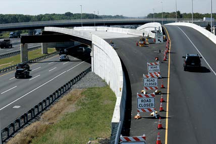 New Jersey Turnpike Authority, Bridge Superstructure Median Barrier, Milepost 74.3-76.5 Contract T100.586