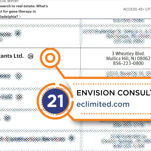Envision Ranked #21 on the Philadelphia Business Journal’s List of Top Women-Owned Businesses